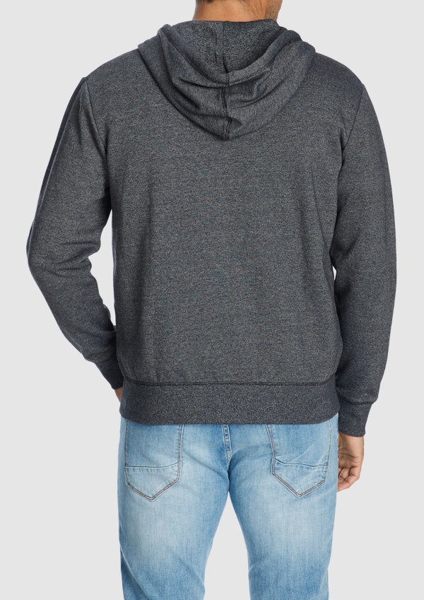 Asher Zip Thru Fleece Hoodie