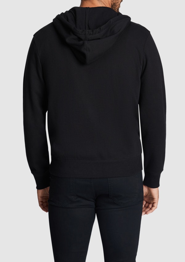 Asher Zip Thru Fleece Hoodie