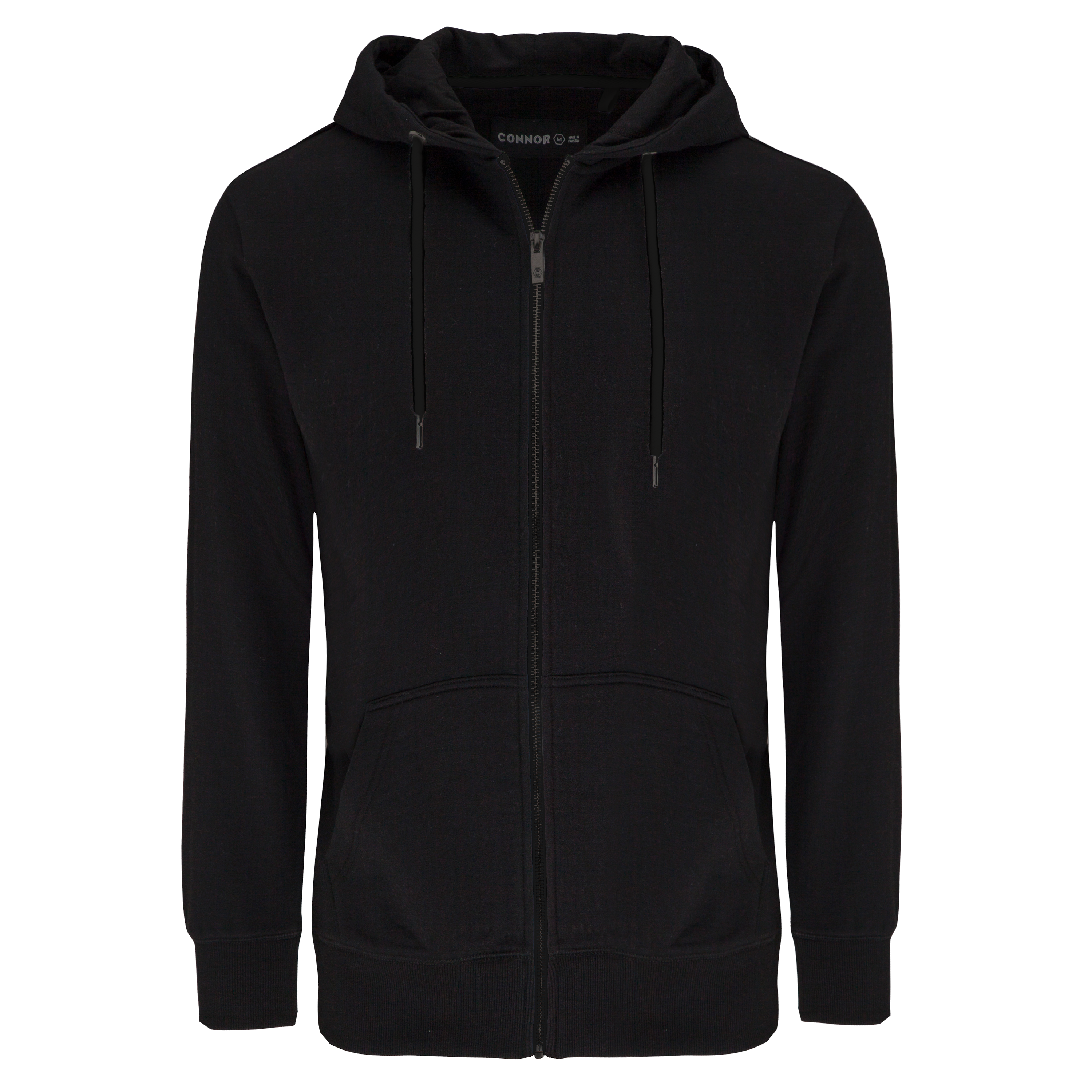 Asher Zip Thru Fleece Hoodie