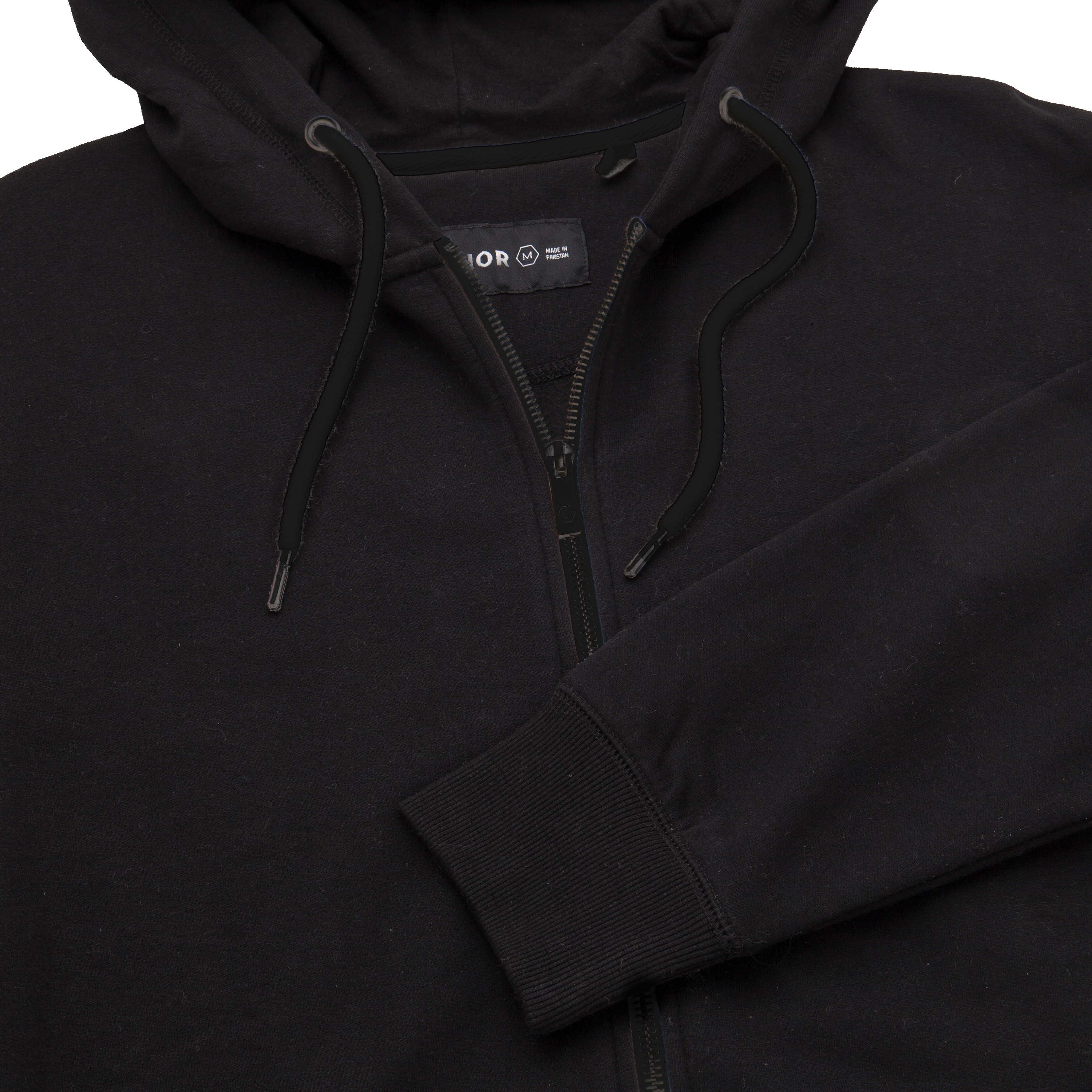 Asher Zip Thru Fleece Hoodie