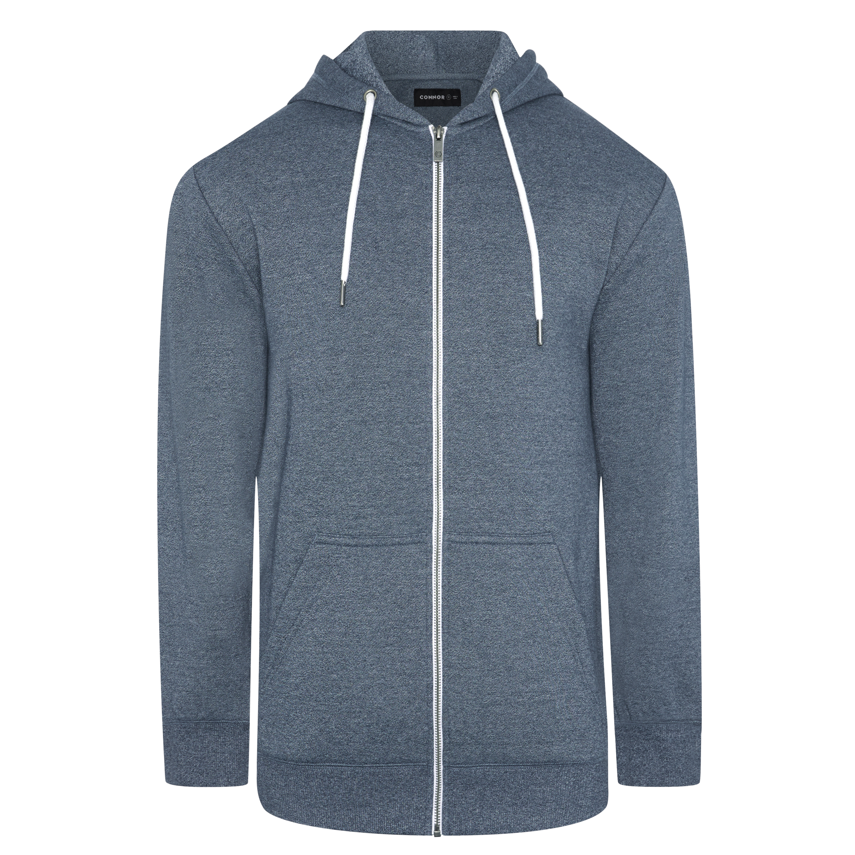 Asher Zip Thru Fleece Hoodie