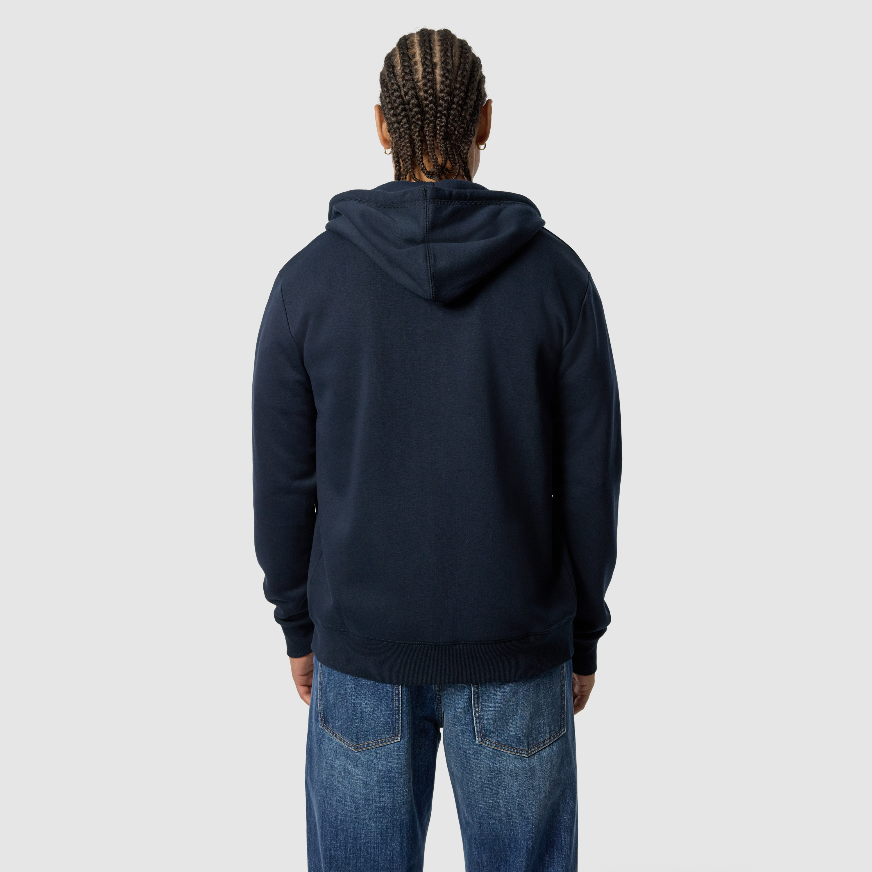 Ink Asher Zip Thru Fleece Hoodie