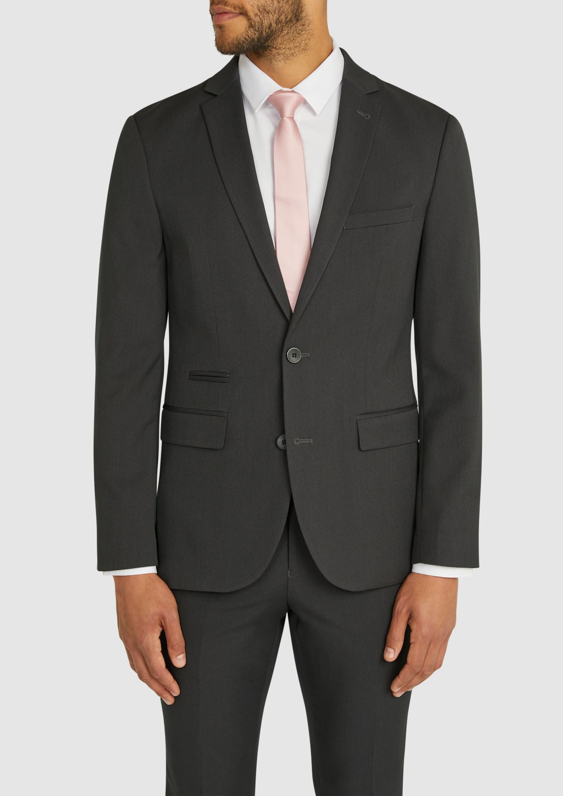 Diamond Stretch Slim Suit Jacket