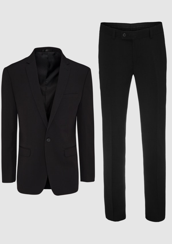 Diamond Stretch Slim Suit Jacket