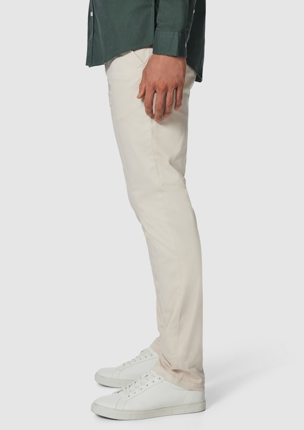 Beige Platinum Slim Stretch Chino