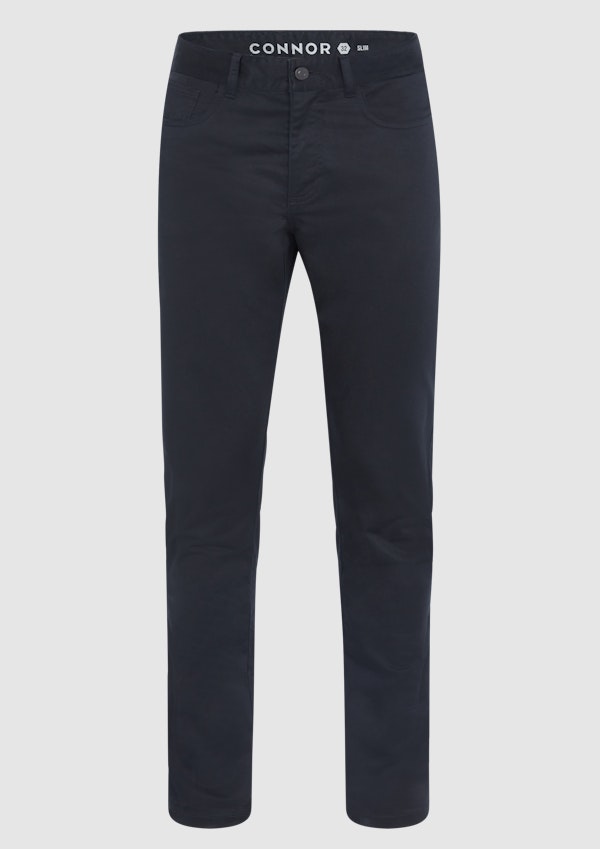 Black Milton Stretch Slim Pant