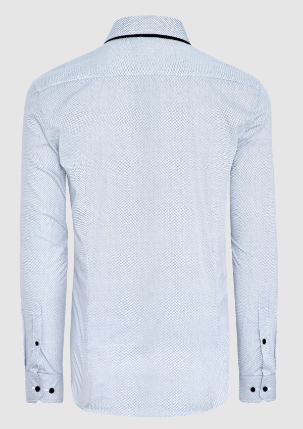 Blue Boston Slim Shirt