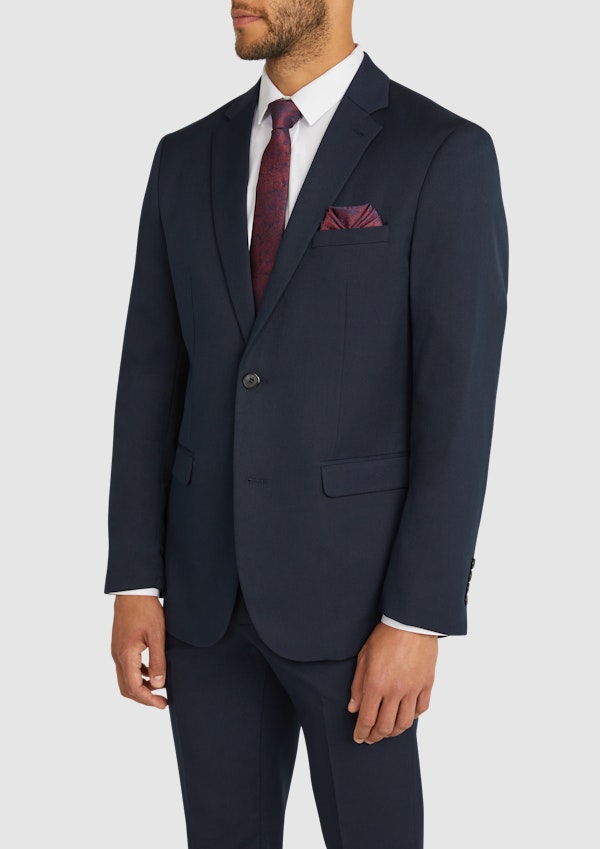 Diamond Stretch Classic Suit Jacket