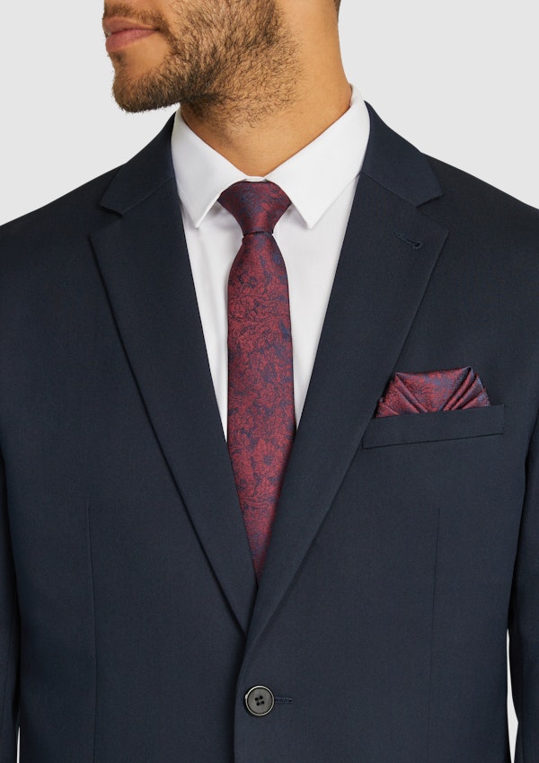 Diamond Stretch Classic Suit Jacket