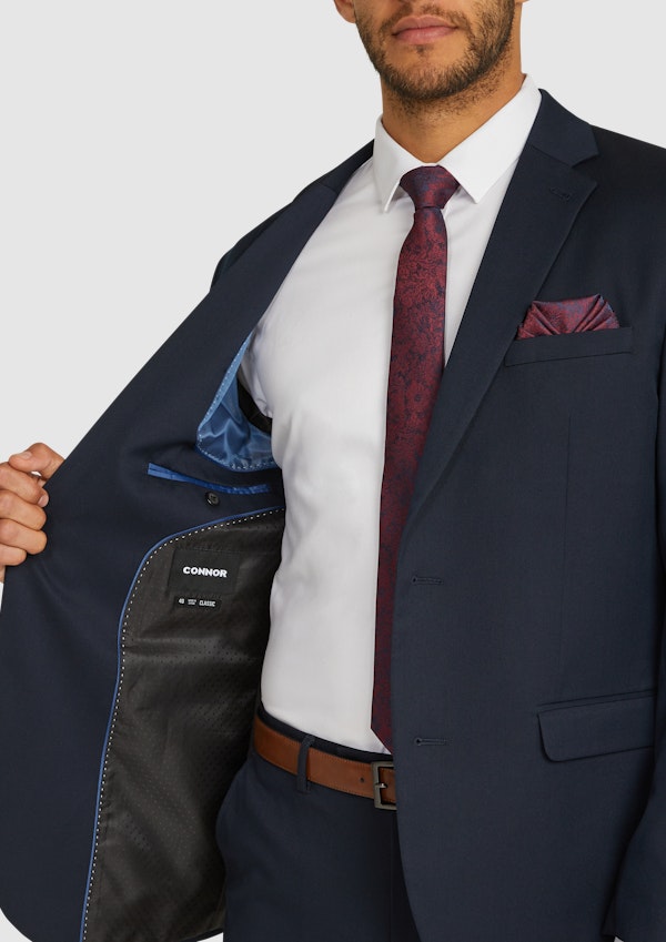 Diamond Stretch Classic Suit Jacket