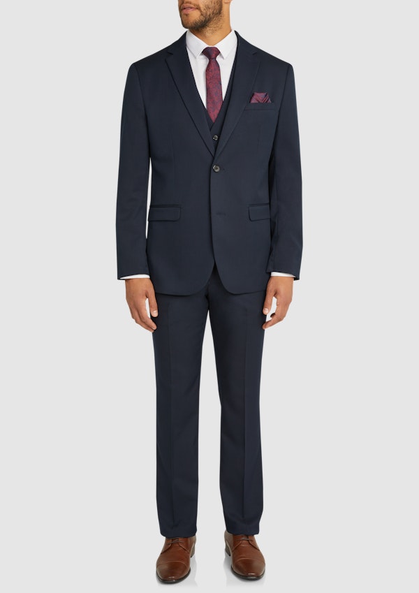 Diamond Stretch Classic Suit Jacket