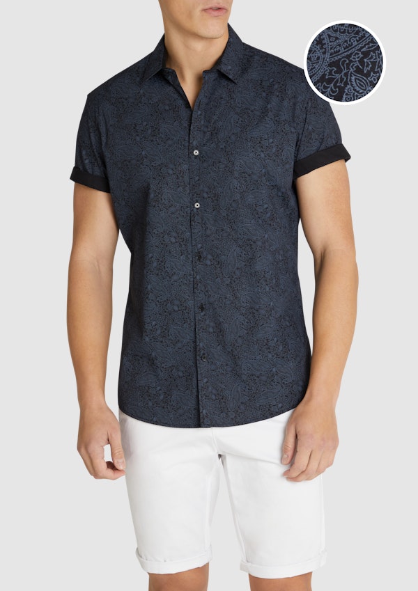 Richard Slim Short Sleeve Shirt