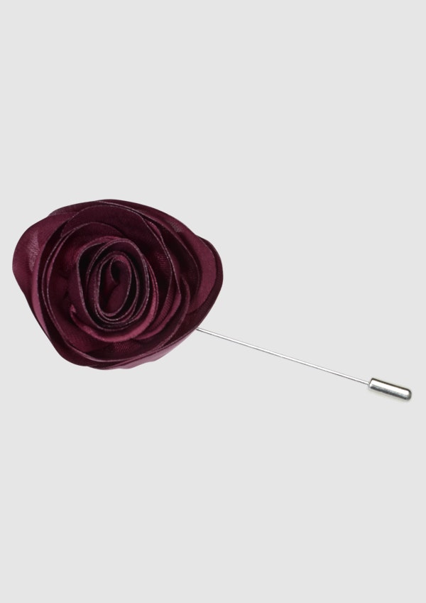 Red Flower Lapel Pin