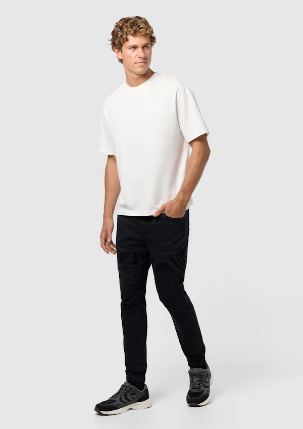 Black Cyber Cuffed Pant