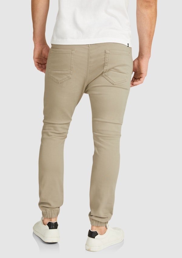 Stone Cyber Stretch Cuffed Jogger