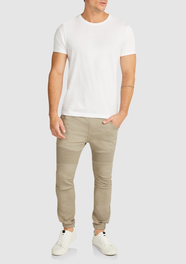 Stone Cyber Stretch Cuffed Jogger