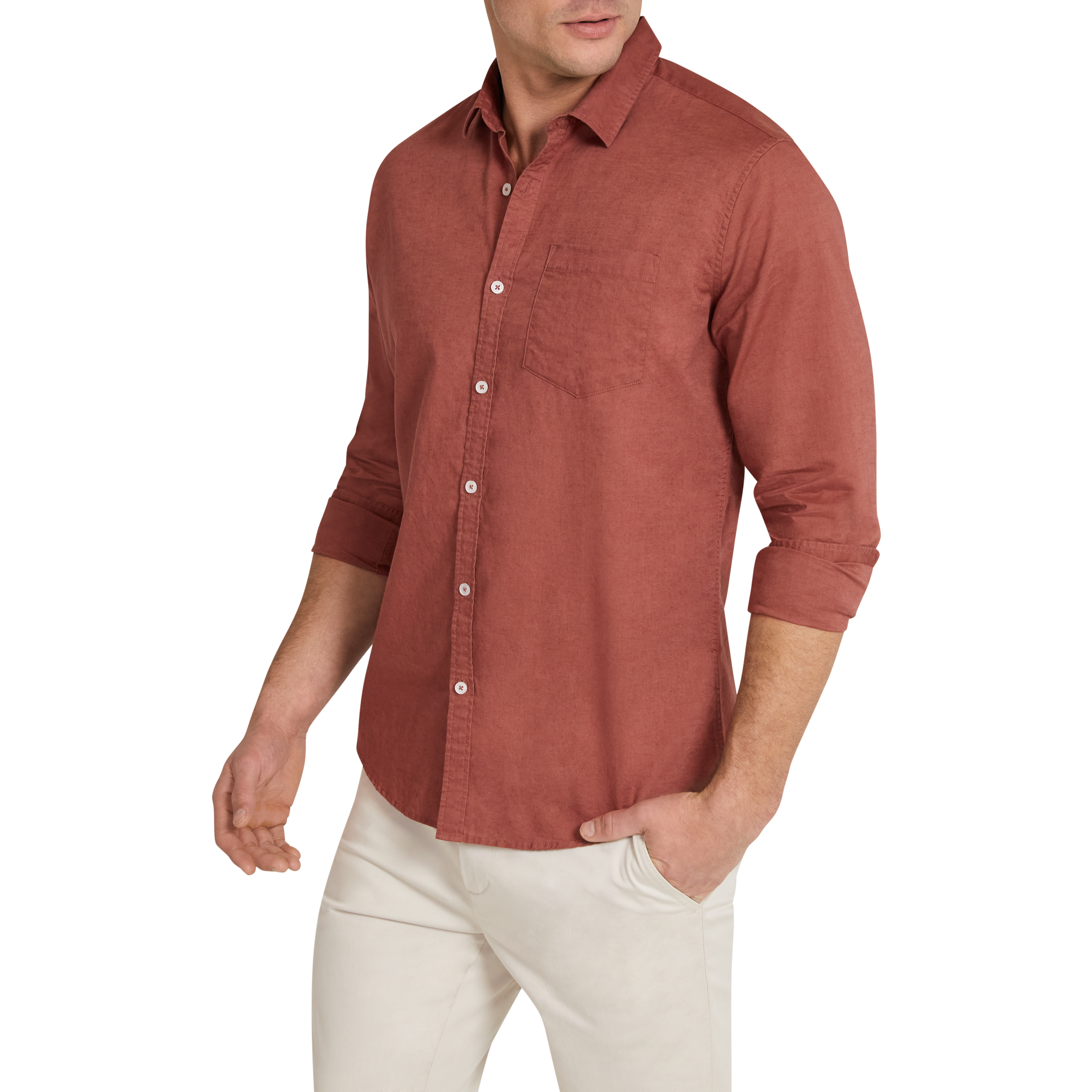 Albany Cotton Linen Casual Shirt