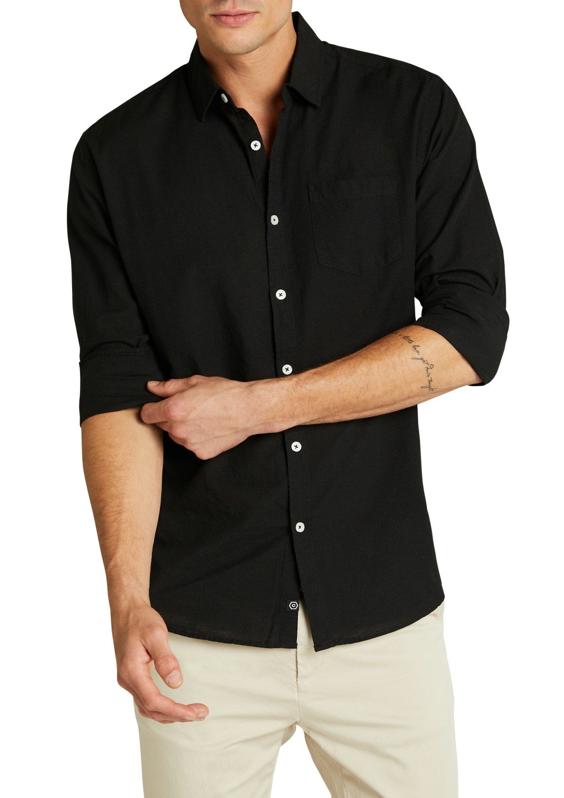 3 for $150 Albany Cotton Linen Casual Shirt Set
