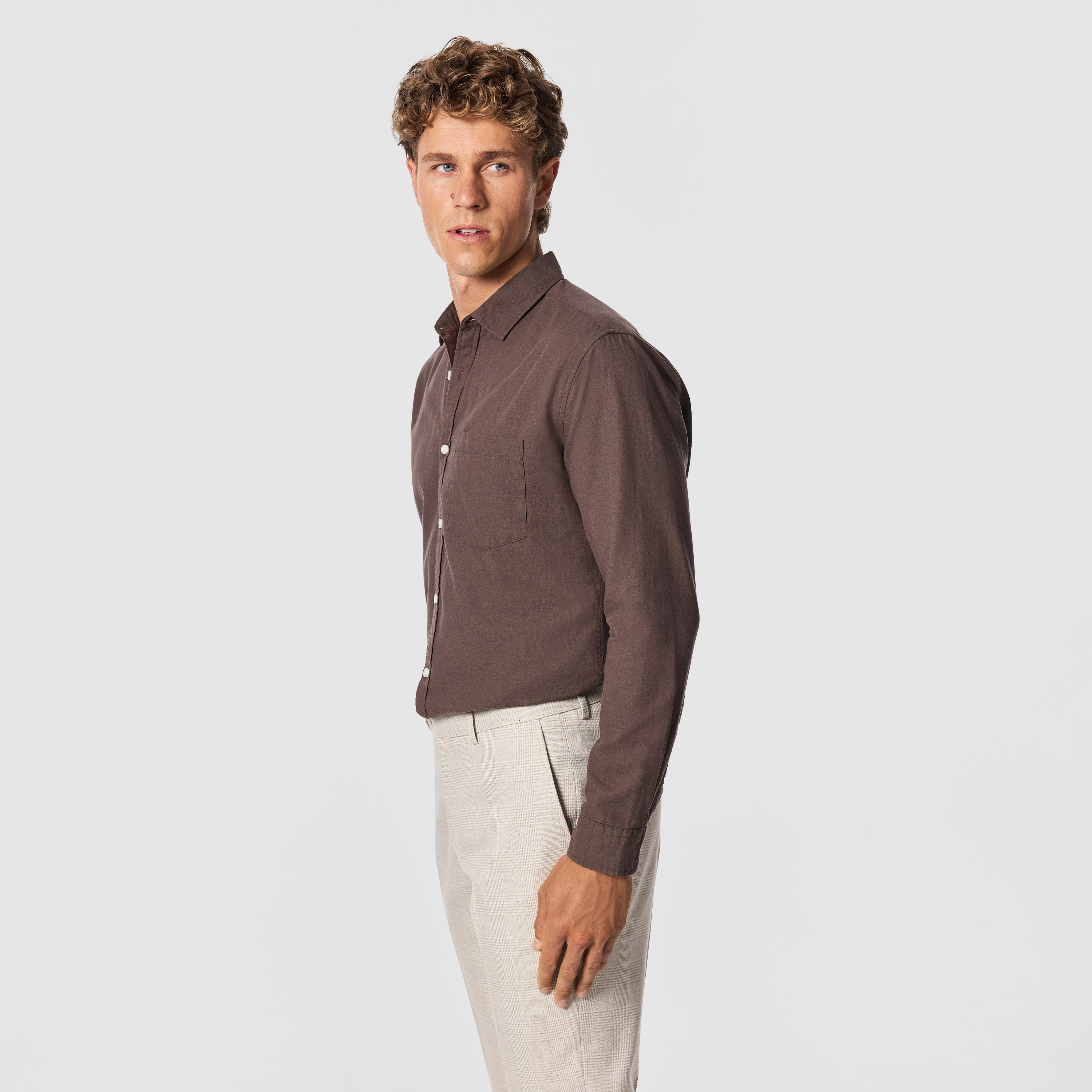 Albany Cotton Linen Casual Shirt