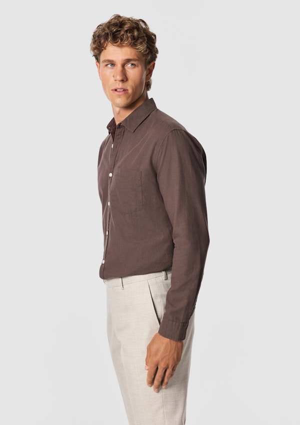 Albany Cotton Linen Casual Shirt