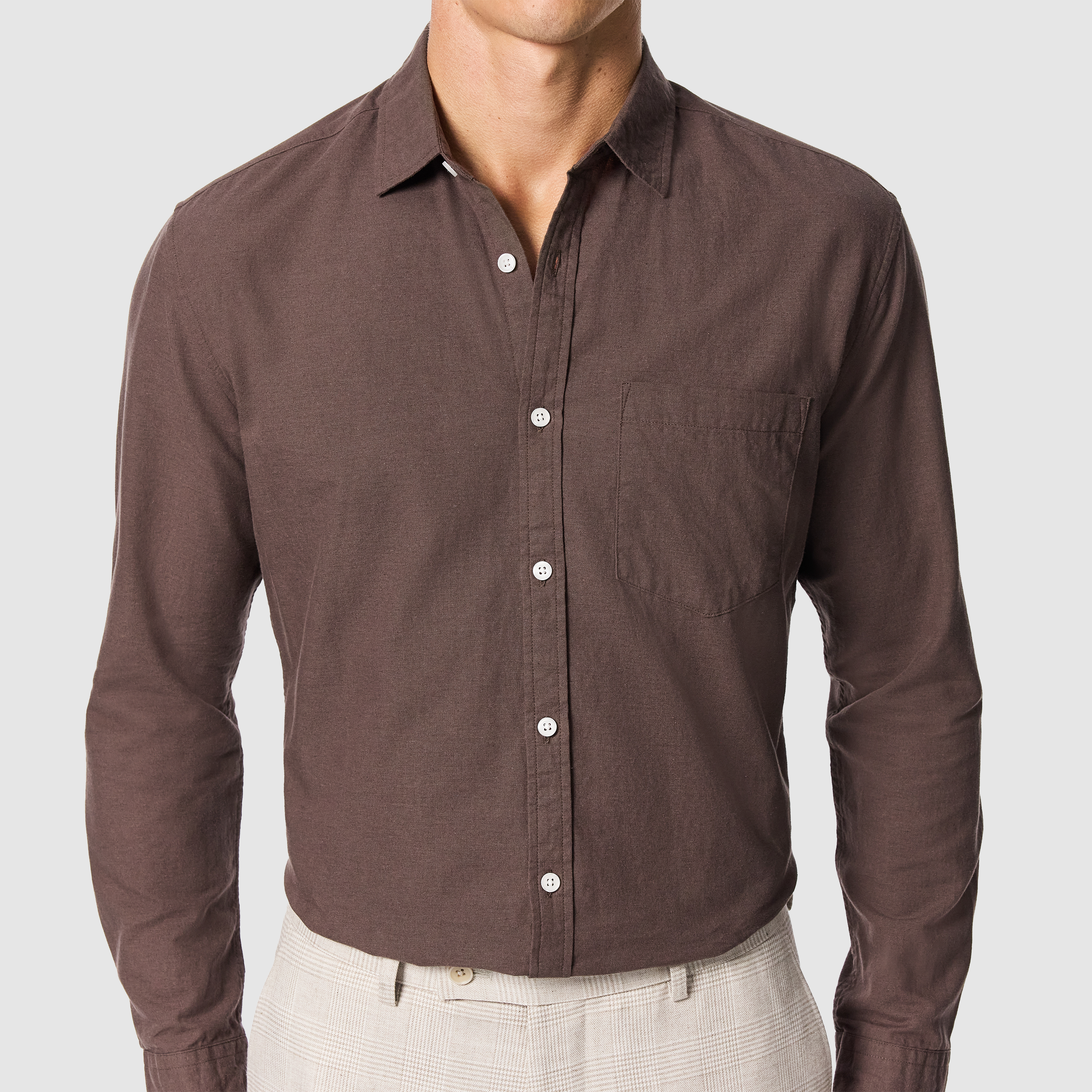 Albany Cotton Linen Casual Shirt