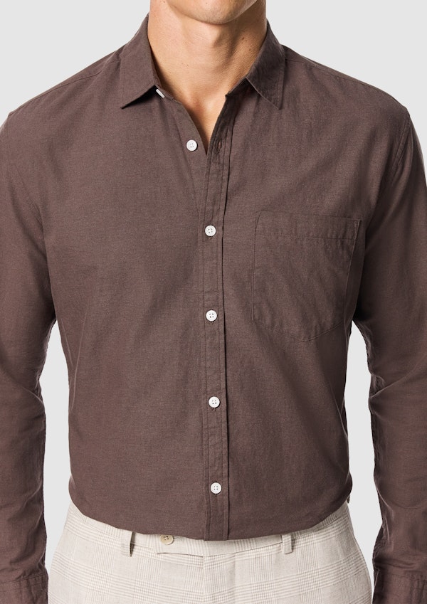 Albany Cotton Linen Casual Shirt