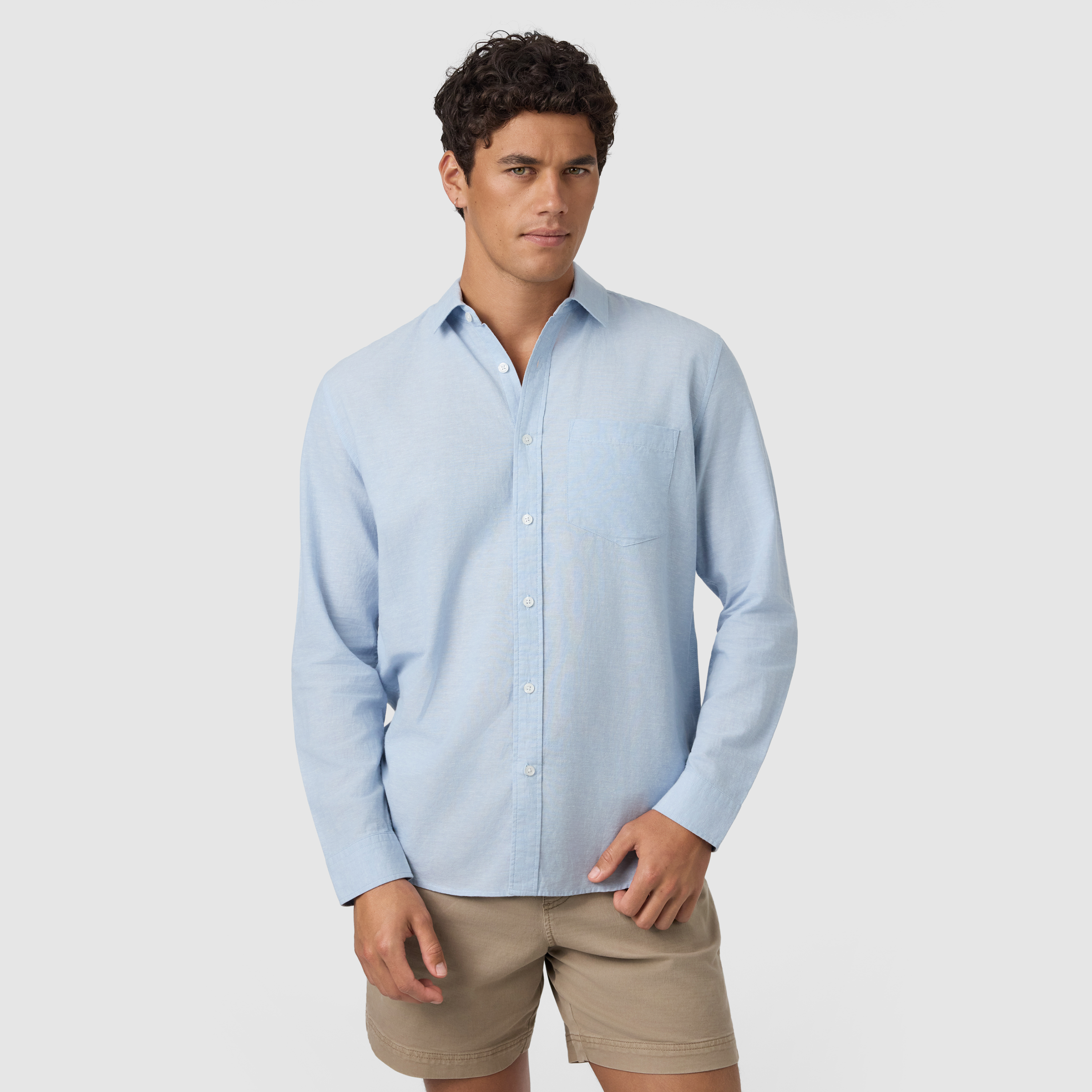 Albany Cotton Linen Casual Shirt