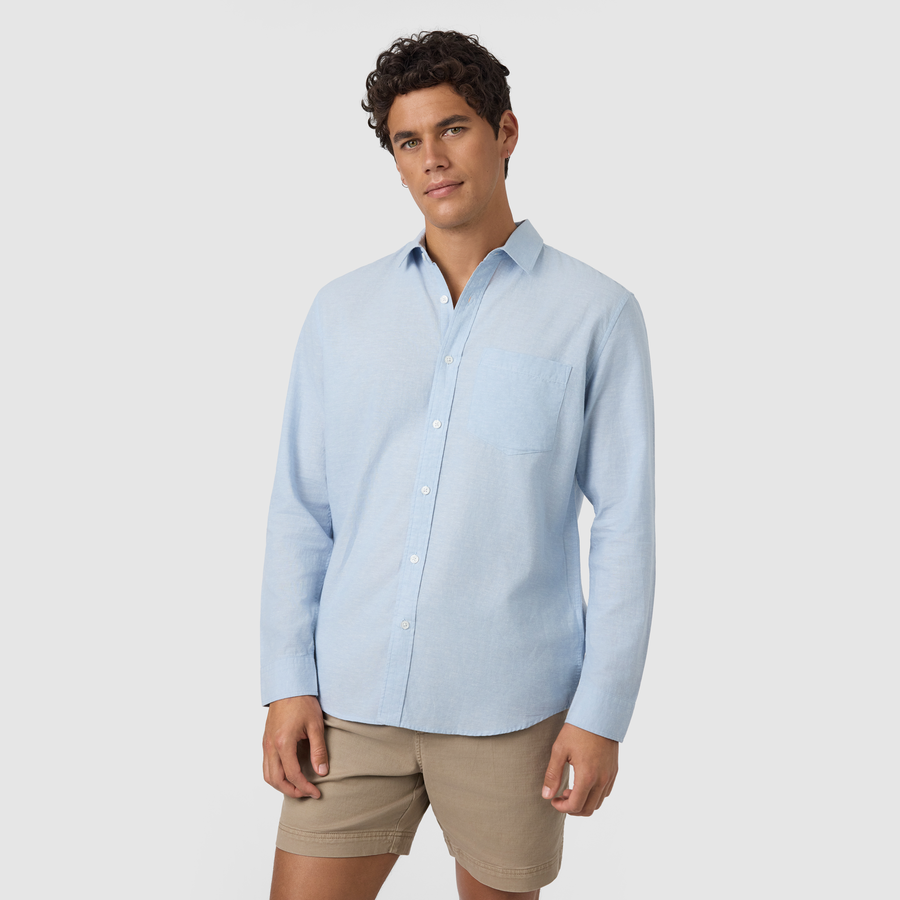 Albany Cotton Linen Casual Shirt