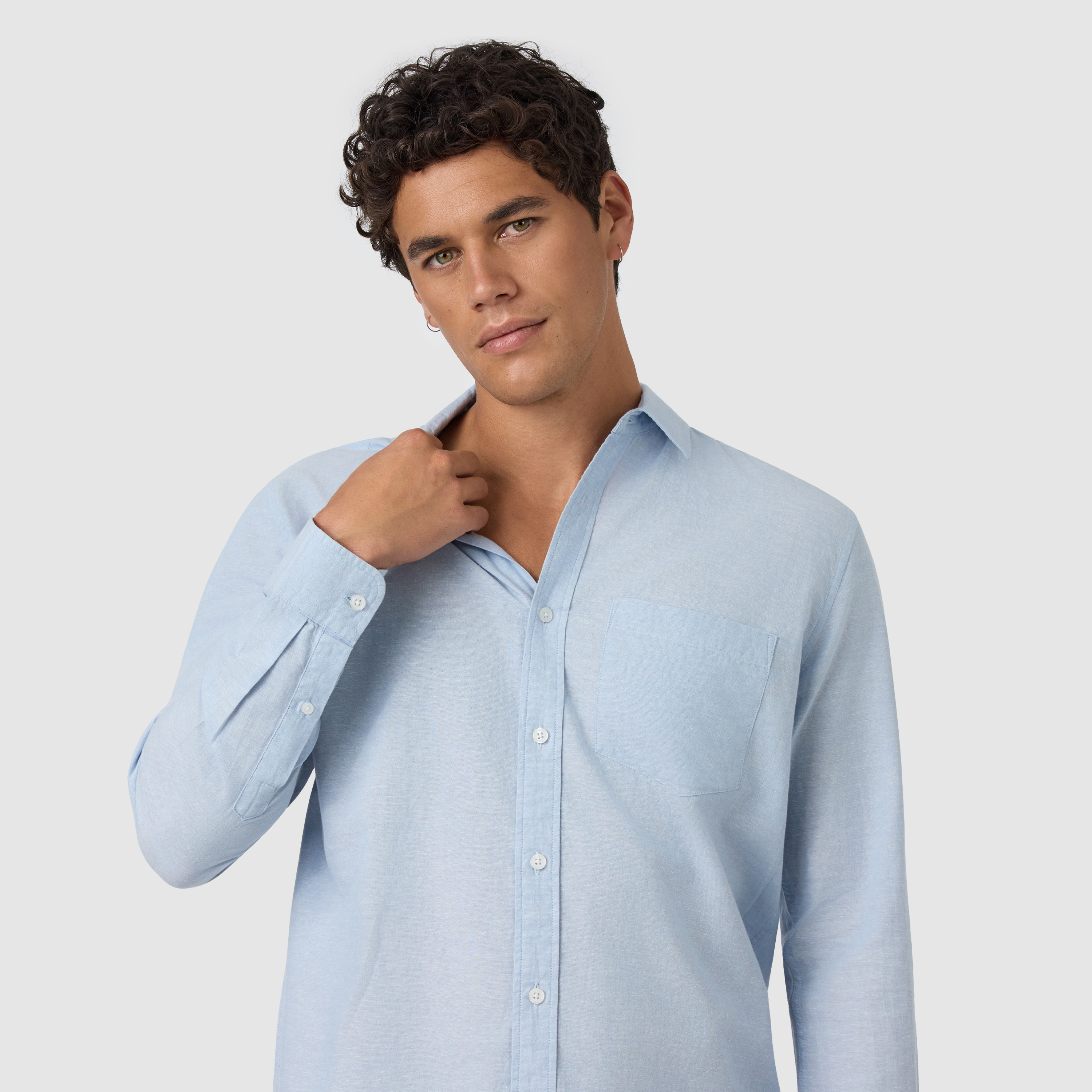 Albany Cotton Linen Casual Shirt