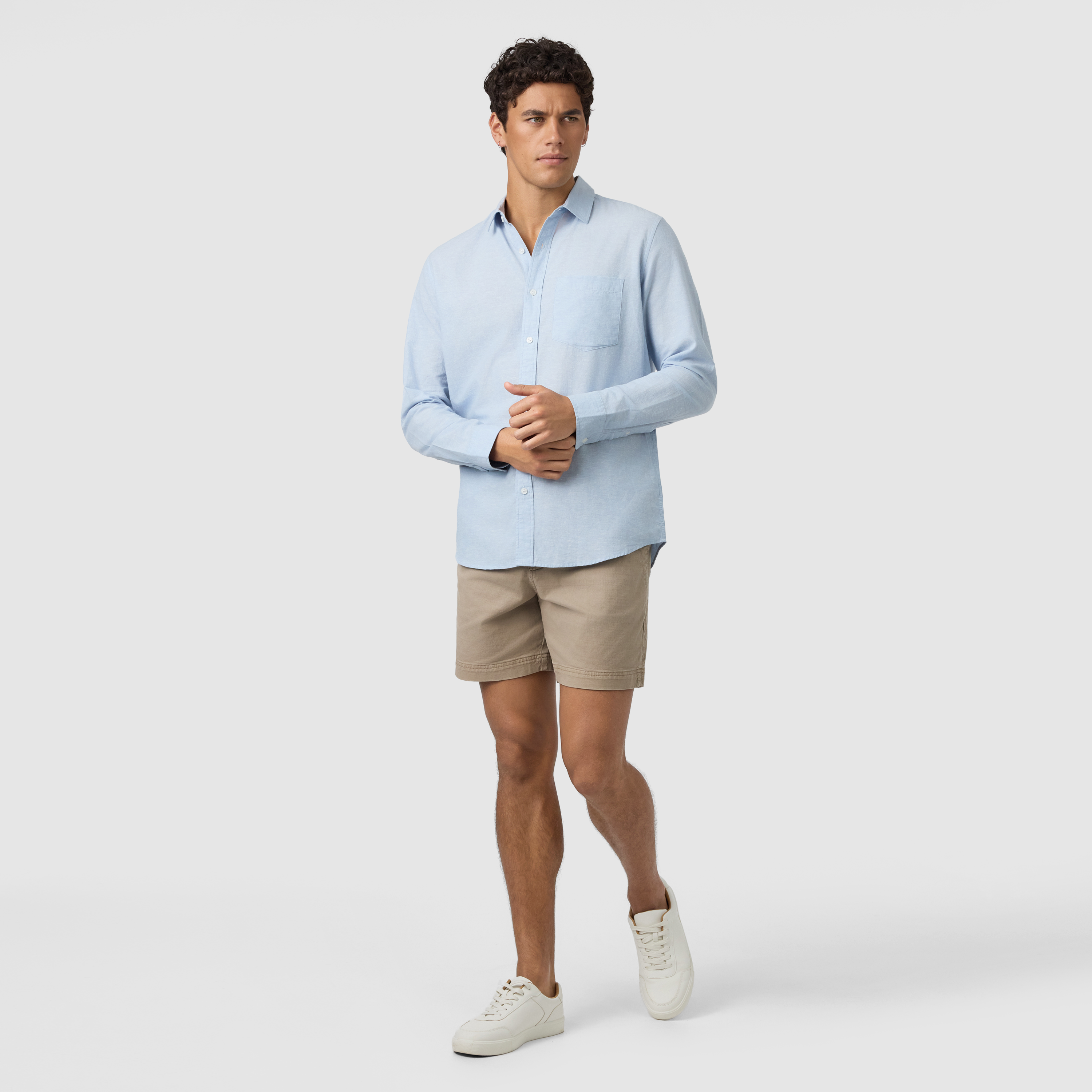Albany Cotton Linen Casual Shirt