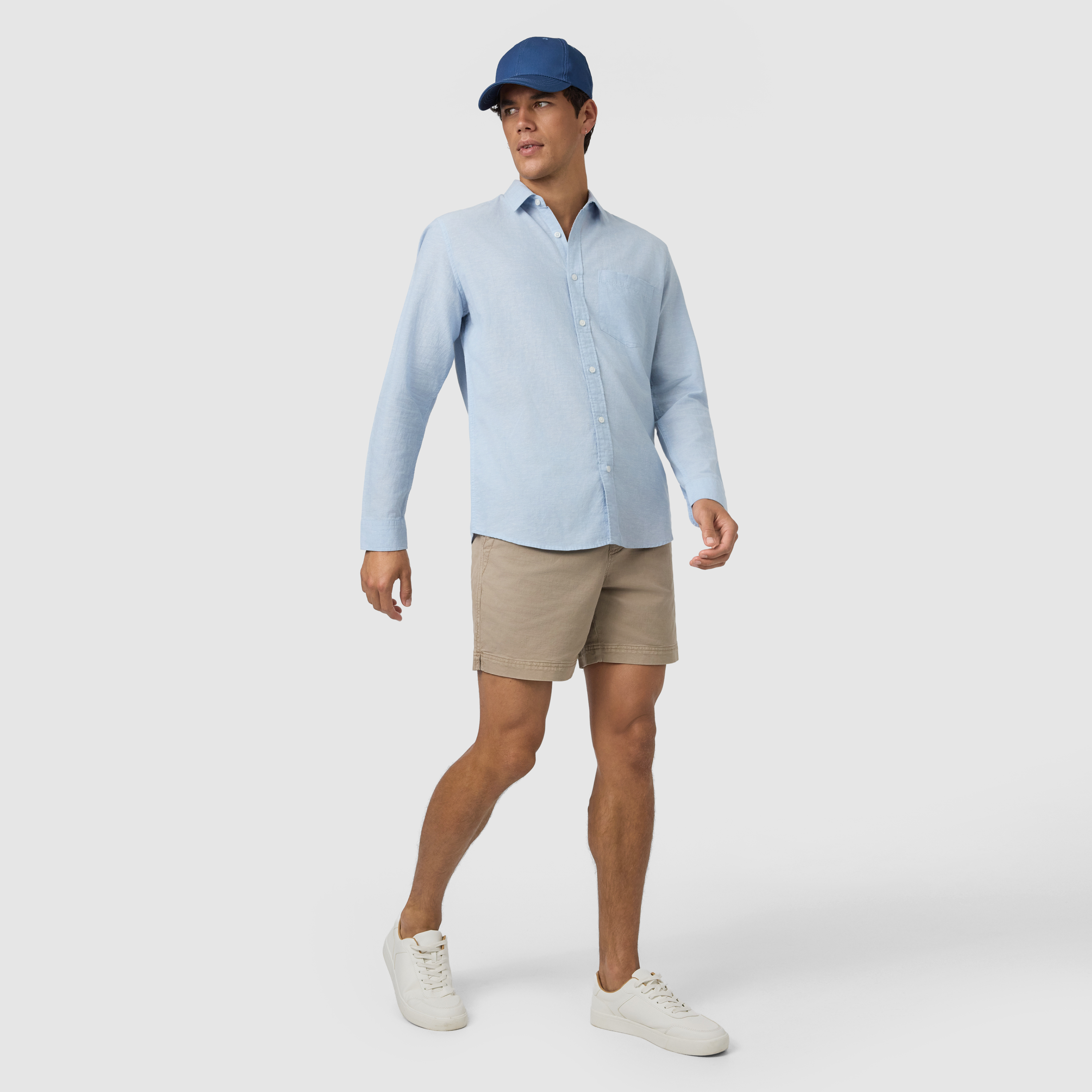 Albany Cotton Linen Casual Shirt