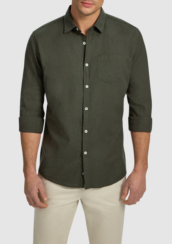 Albany Cotton Linen Casual Shirt