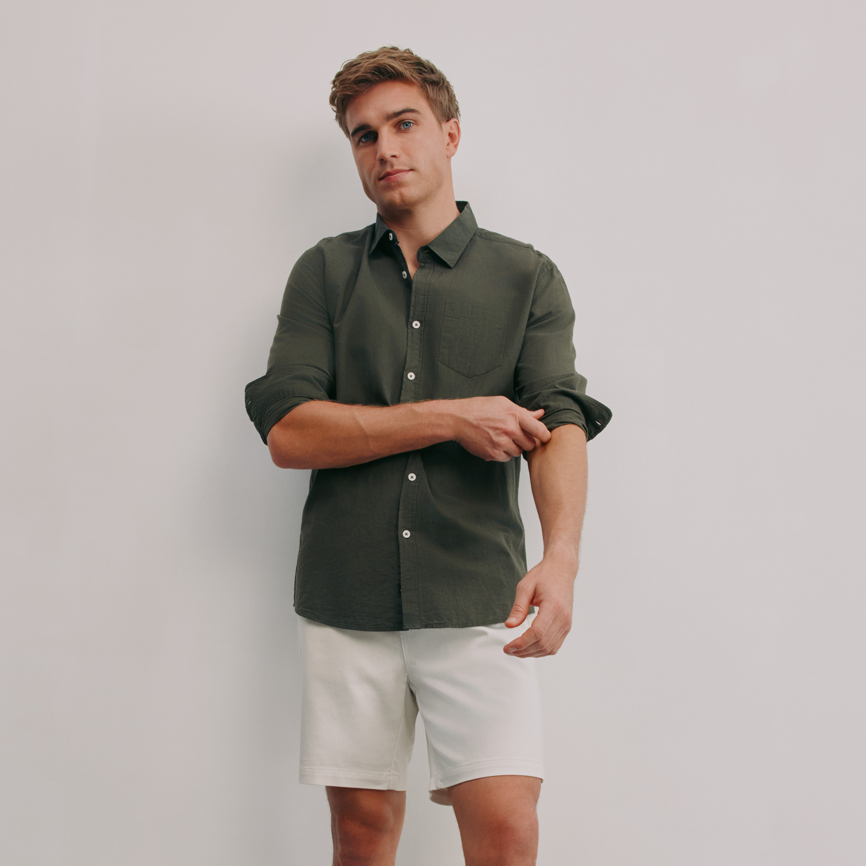 Albany Cotton Linen Casual Shirt