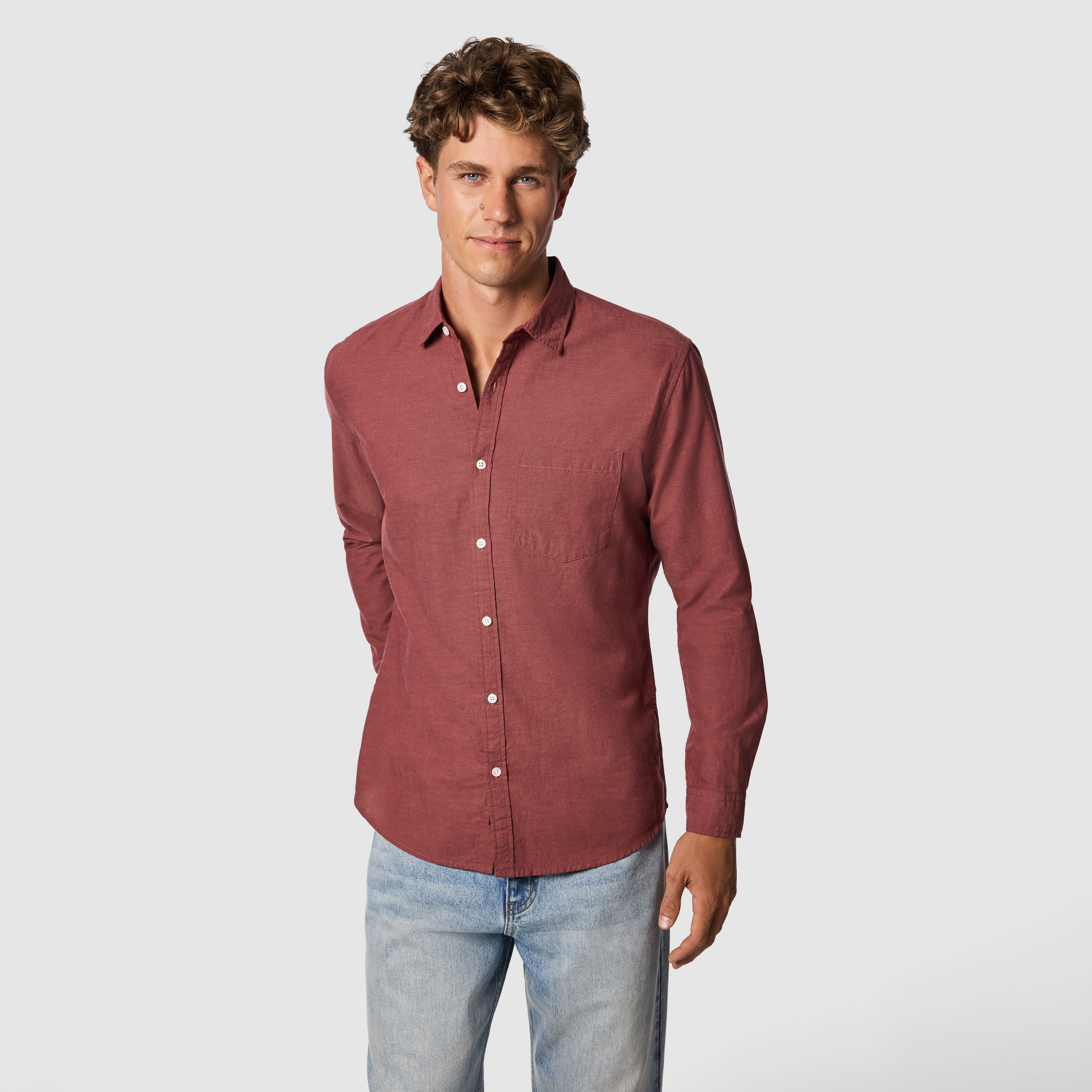 Albany Cotton Linen Casual Shirt