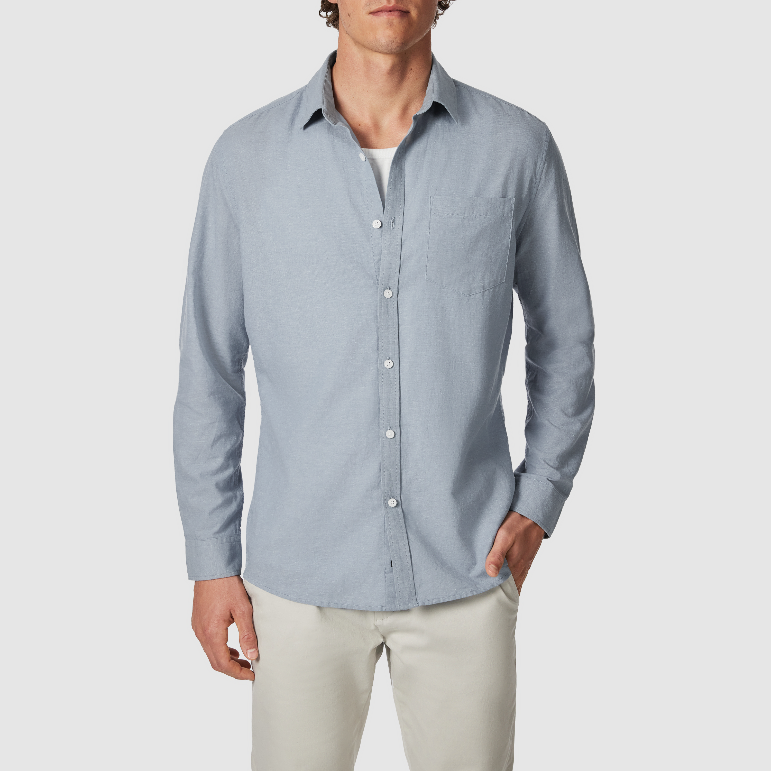 Albany Cotton Linen Casual Shirt