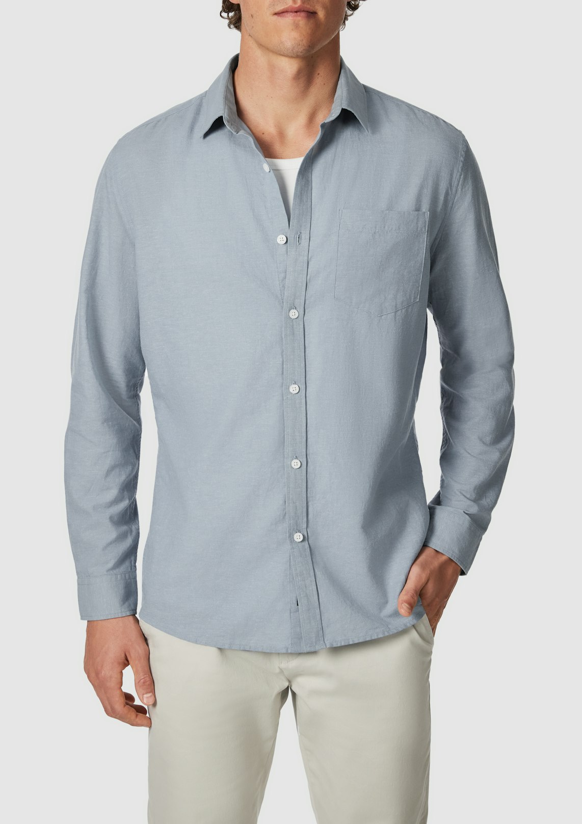 Albany Cotton Linen Casual Shirt