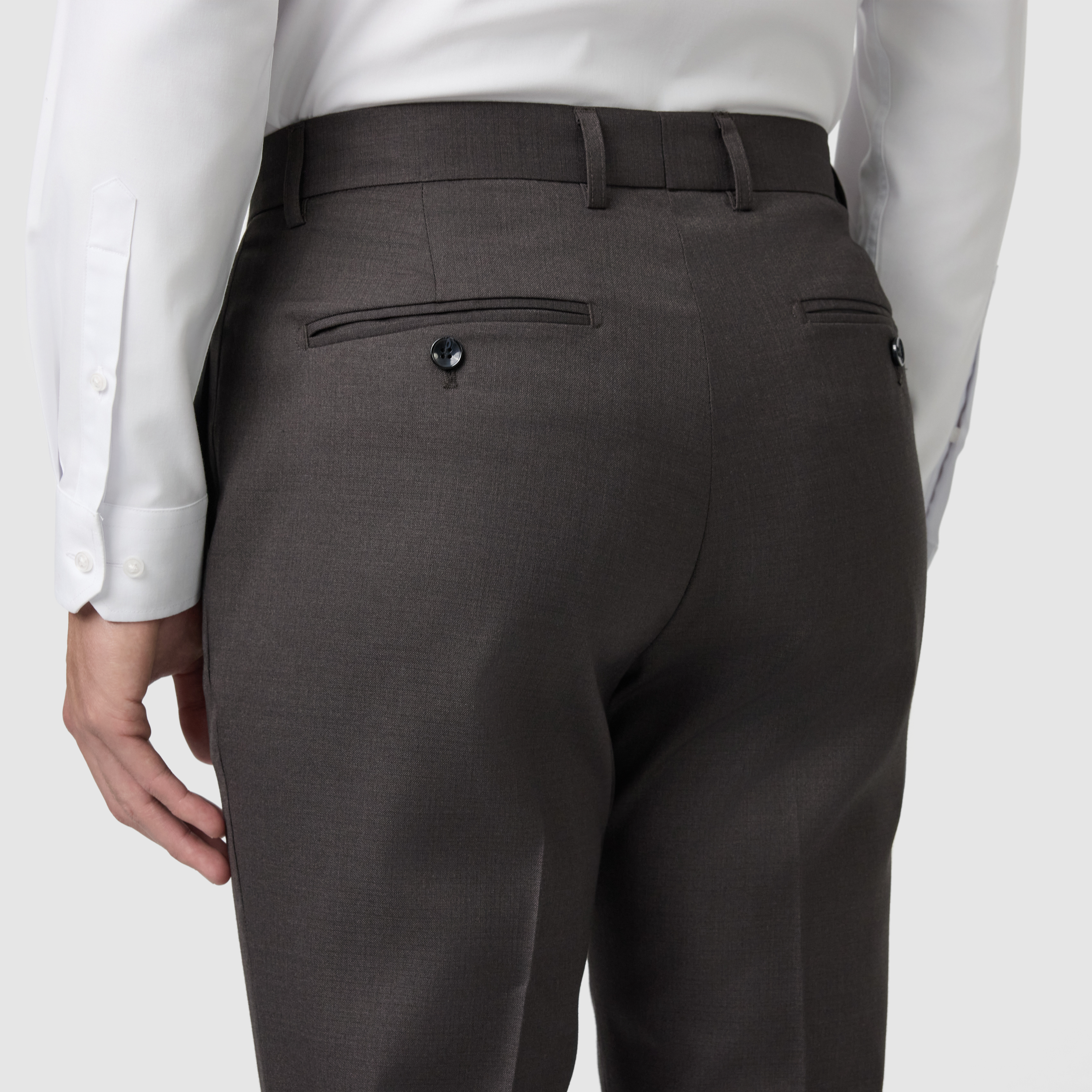 Chocolate Formosa Slim Stretch Dress Pant