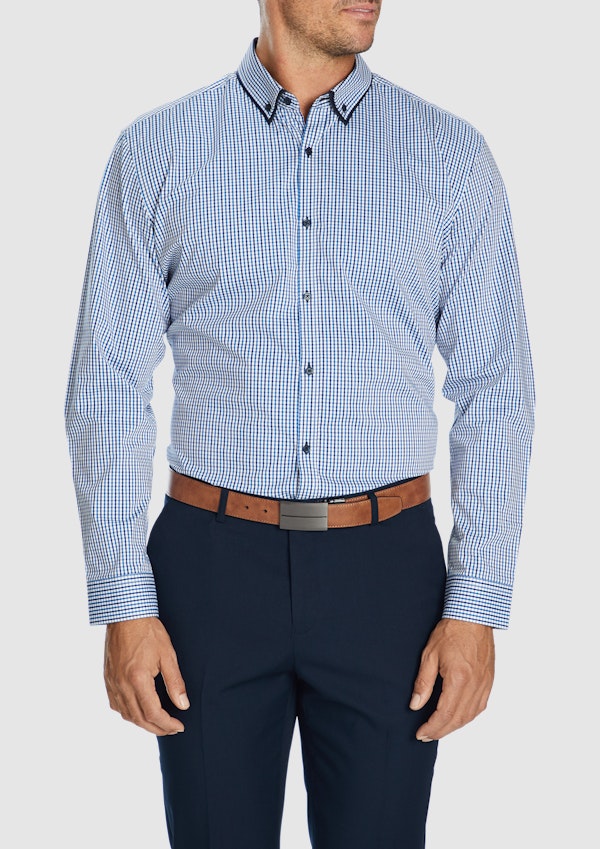 Blue Brighton Stretch Shirt