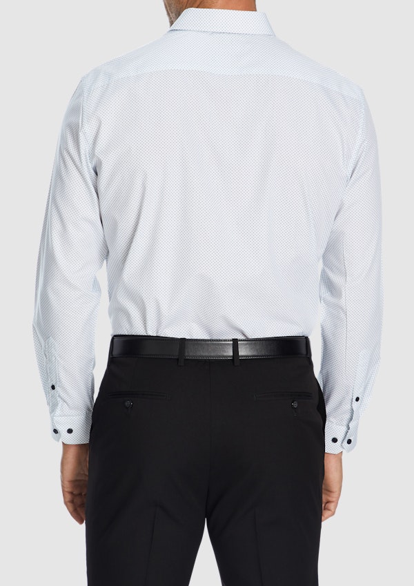 White Porto Classic Fit Shirt