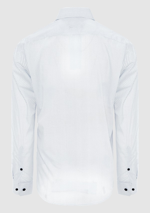White Porto Classic Fit Shirt
