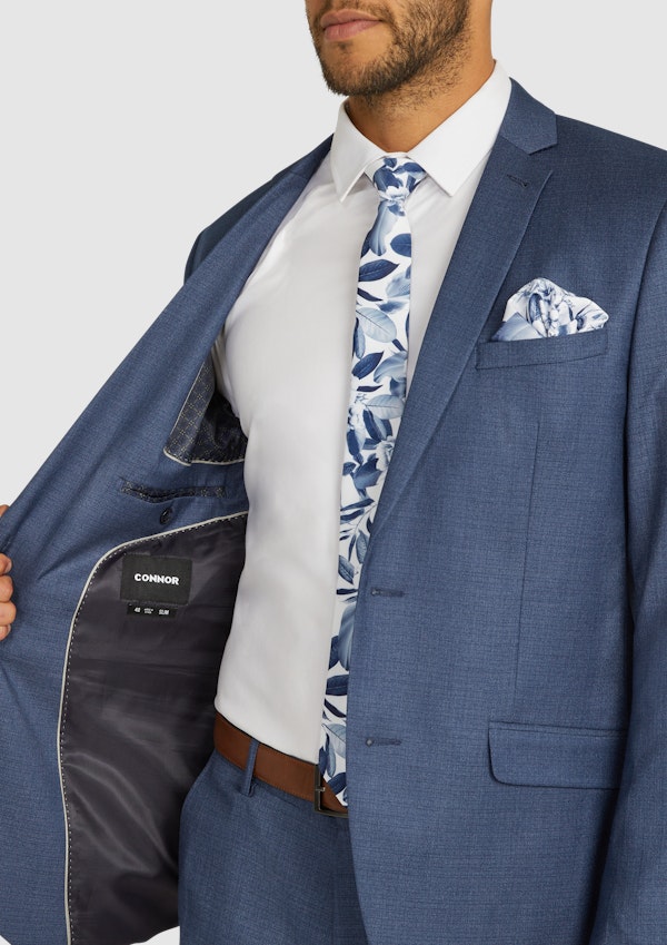 Blue Formosa Stretch Slim Suit