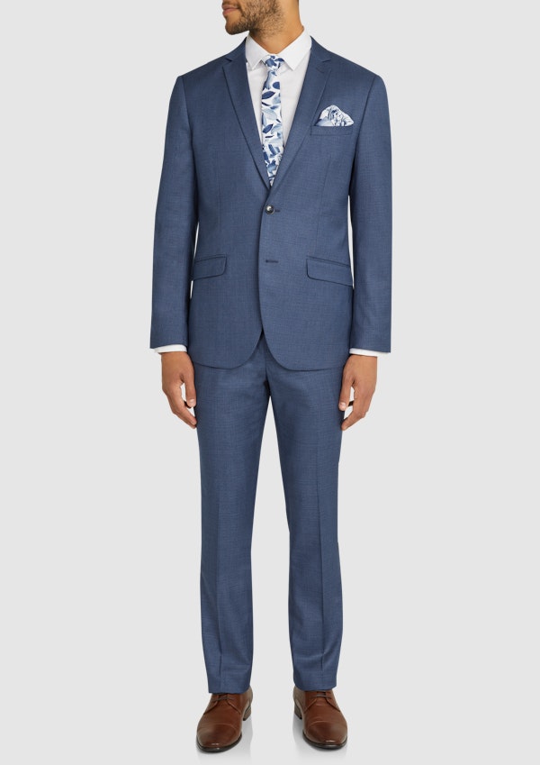 Blue Formosa Stretch Slim Suit