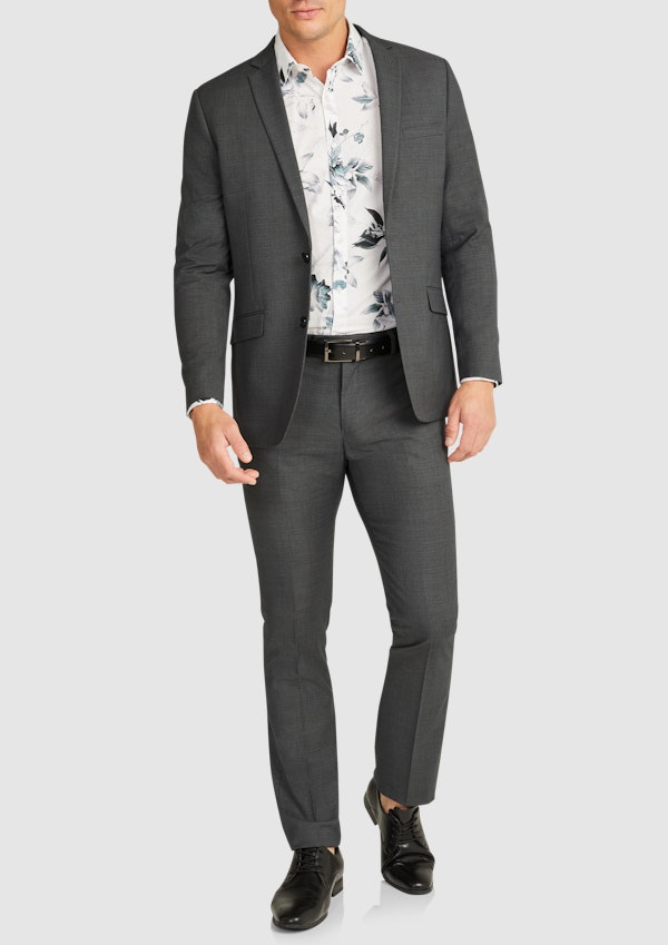 Charcoal Formosa Slim Stretch Suit Jacket