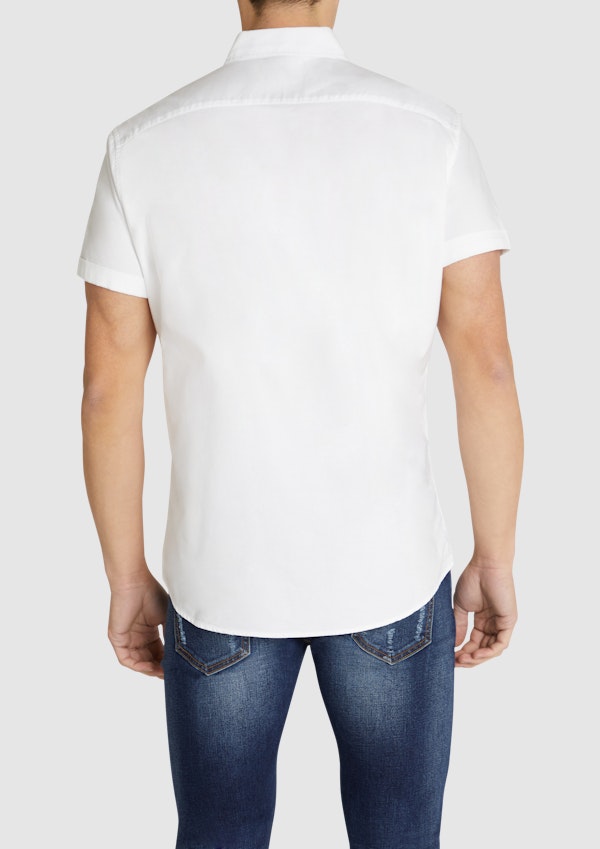 White Phoenix Oxford Short Sleeve Shirt