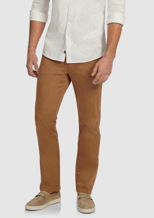 Camel Hastings Stretch Straight Chino