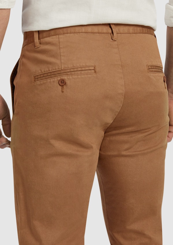 Camel Hastings Stretch Straight Chino