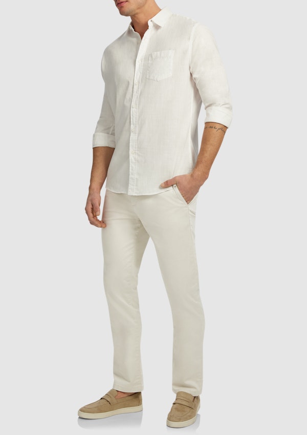 Ecru Hastings Stretch Straight Chino