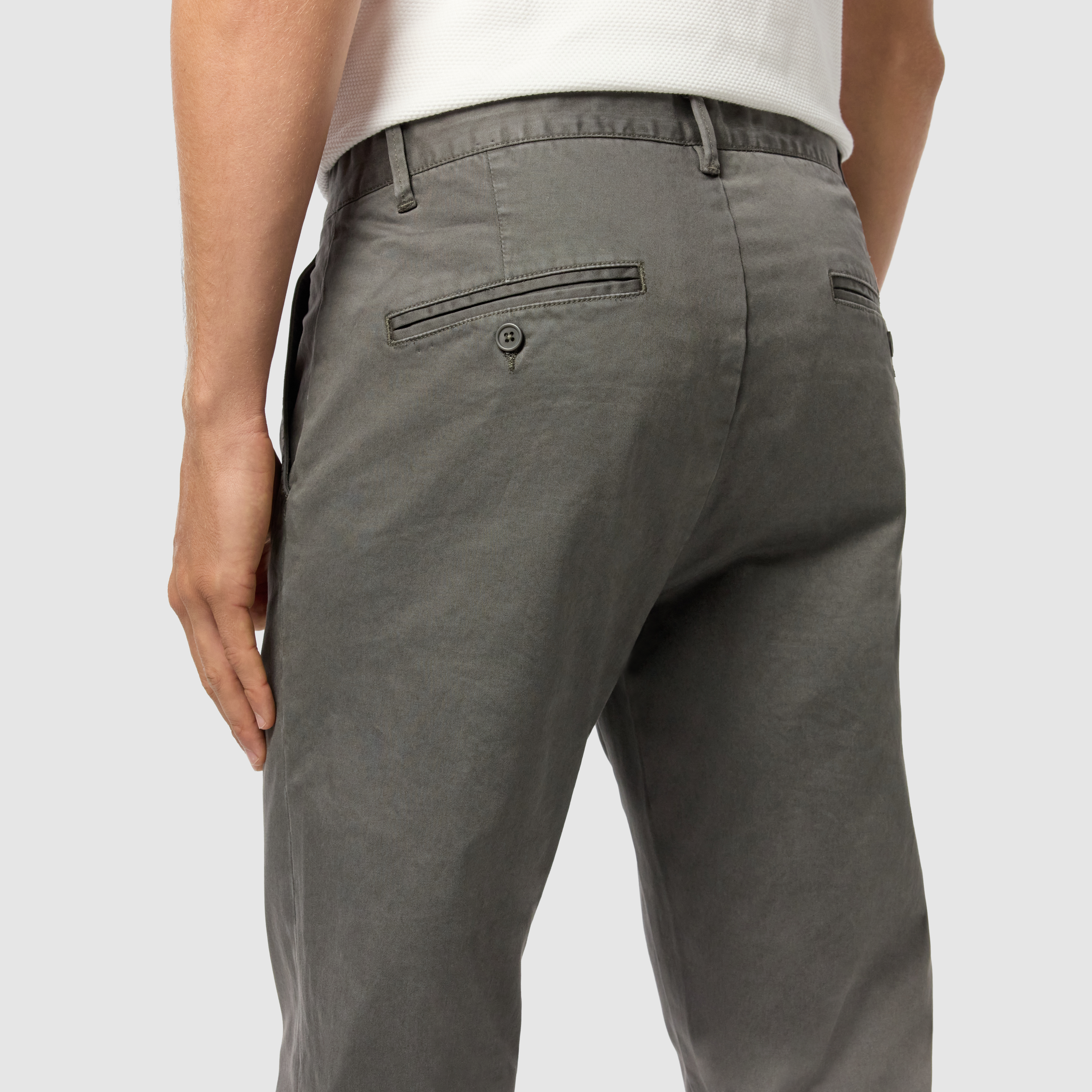 Green Hastings Straight Stretch Chino