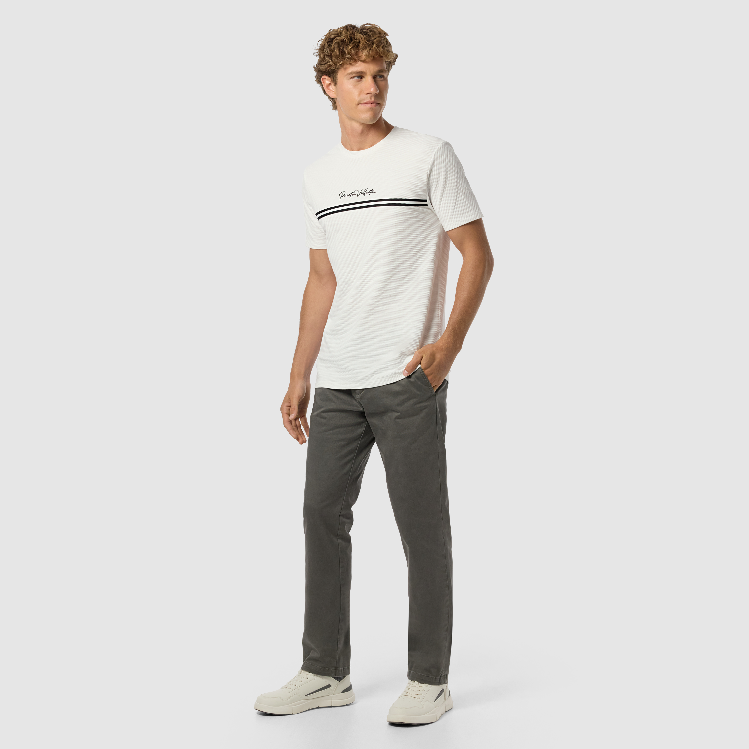 Green Hastings Straight Stretch Chino