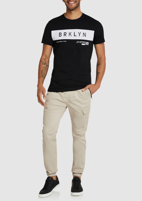 Stone Coberg Stretch Cargo Jogger